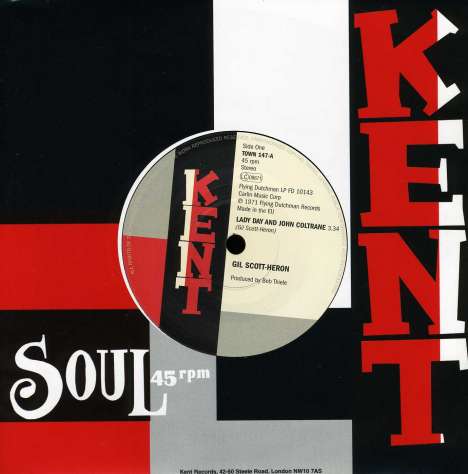 Gil Scott-Heron (1949-2011): Lady Day And John Coltrane / See-Saw Affair, Single 7"