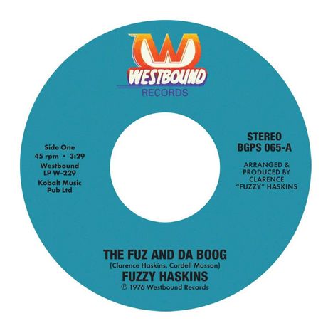 Fuzzy Haskins: The Fuz And Da Boog / Cookie Jar (Alternate), Single 7"