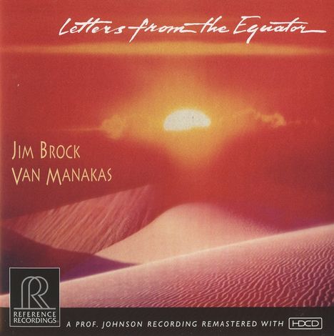 Jim Brock &amp; Van Manakas: Letters From The Equator, CD