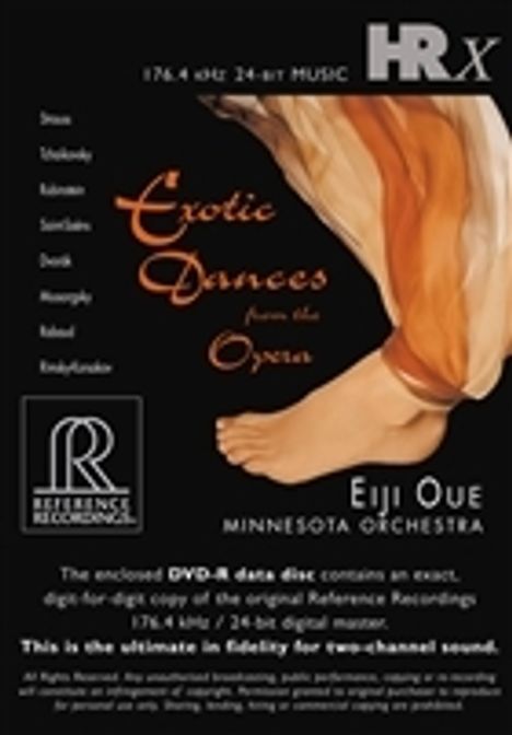Exotic Dances from the Opera (HRX), HRx Disc