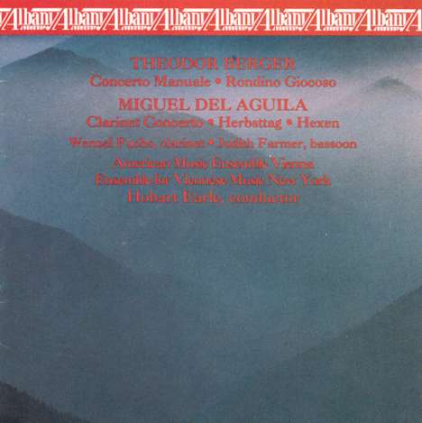 Miguel del Aguila (geb. 1957): Klarinettenkonzert op.34, CD