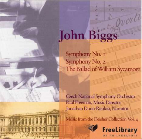 John Biggs (geb. 1932): Symphonien Nr.1 &amp; 2, CD