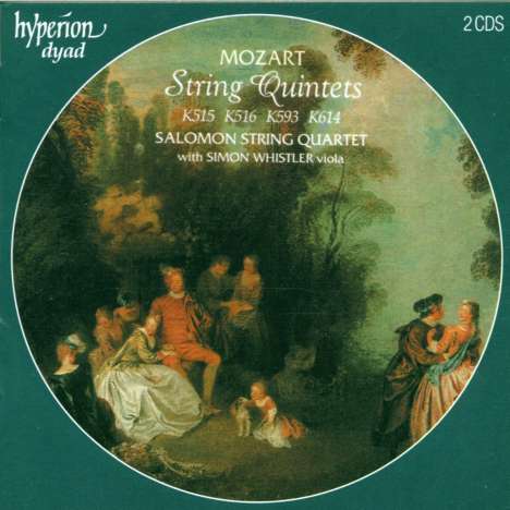 Wolfgang Amadeus Mozart (1756-1791): Streichquintette Nr.3-6, 2 CDs