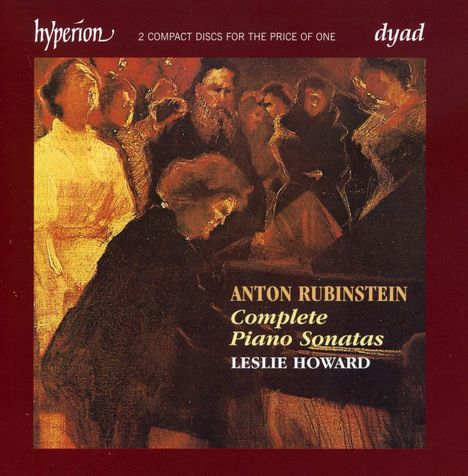 Anton Rubinstein (1829-1894): Klaviersonaten Nr.1-4, 2 CDs