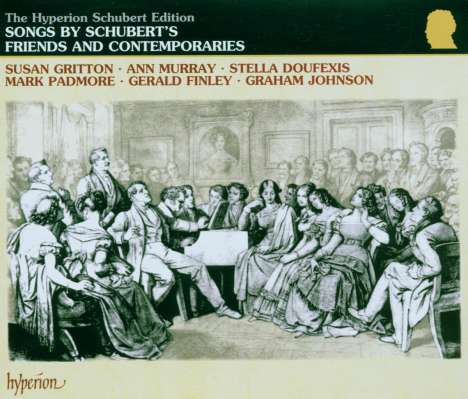 Franz Schubert (1797-1828): Sämtliche Lieder 38 - Lieder seiner Freunde &amp; Zeitgenossen, 3 CDs