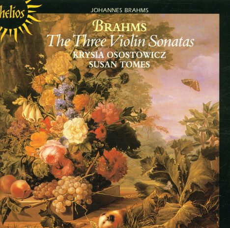 Johannes Brahms (1833-1897): Sonaten für Violine &amp; Klavier Nr.1-3, CD