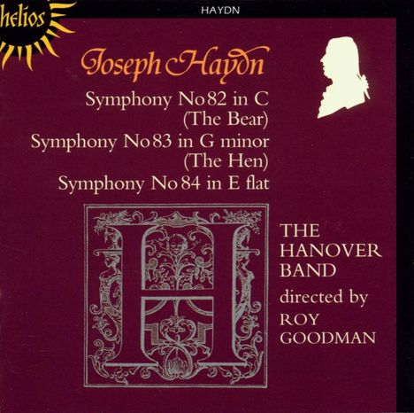 Joseph Haydn (1732-1809): Symphonien Nr.82-84, CD