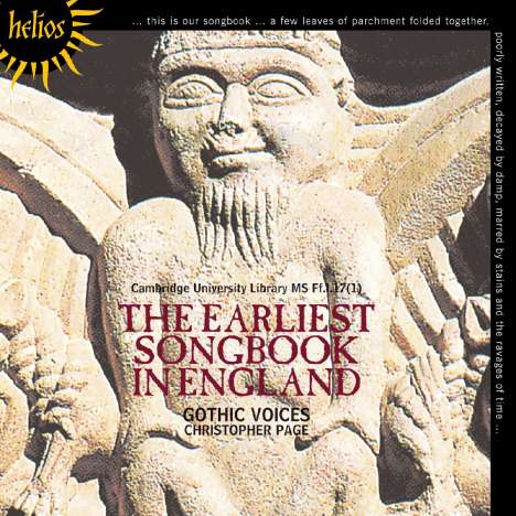 The Earliest Songbook in England, CD