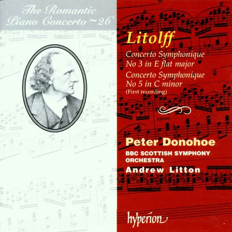 Henry Litolff (1818-1891): Concertos Symphoniques Nr.3 &amp; 5 für Klavier &amp; Orchester, CD