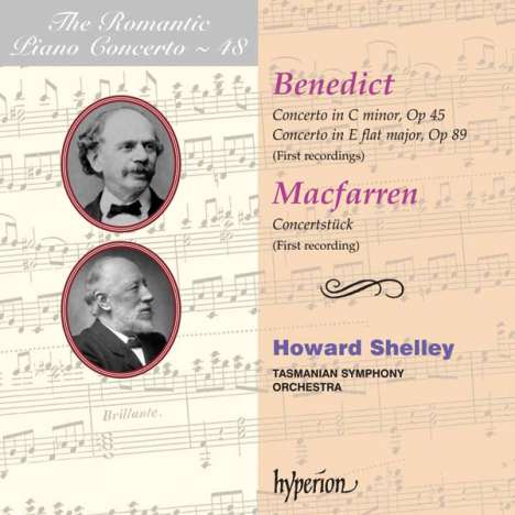 Julius Benedict (1804-1885): Klavierkonzerte c-moll op.45 &amp; Es-Dur op.89, CD