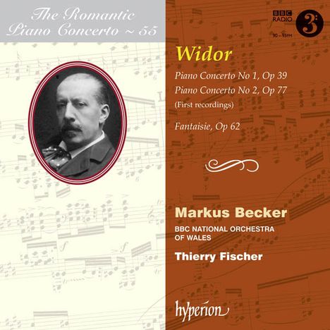 Charles-Marie Widor (1844-1937): Klavierkonzerte Nr.1 &amp; 2, CD
