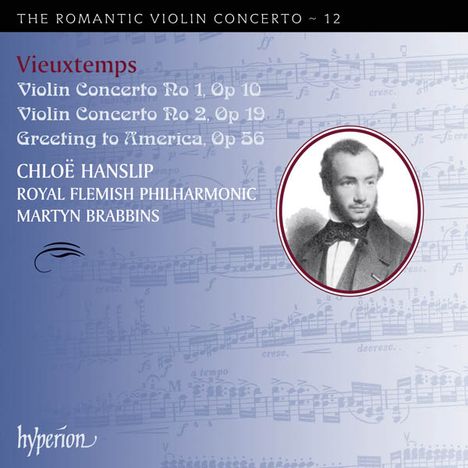 Henri Vieuxtemps (1820-1881): Violinkonzerte Nr.1 &amp; 2, CD