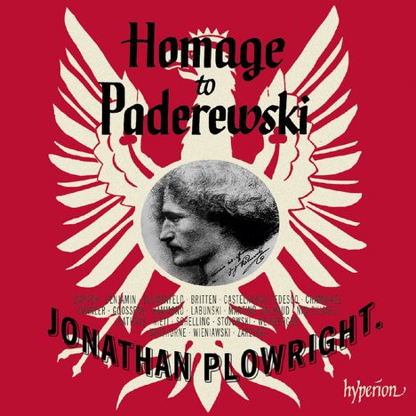 Jonathan Plowright - Hommage to Paderewski, CD