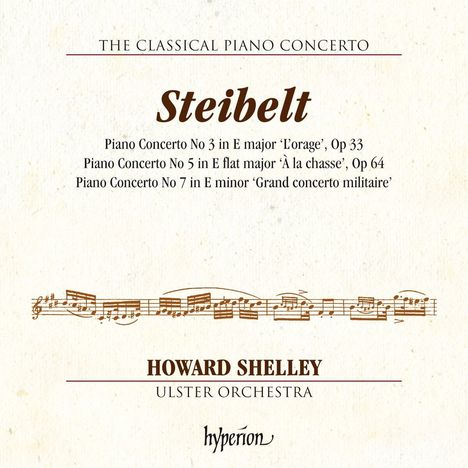 Daniel Steibelt (1765-1823): Klavierkonzerte Nr.3,5,7, CD