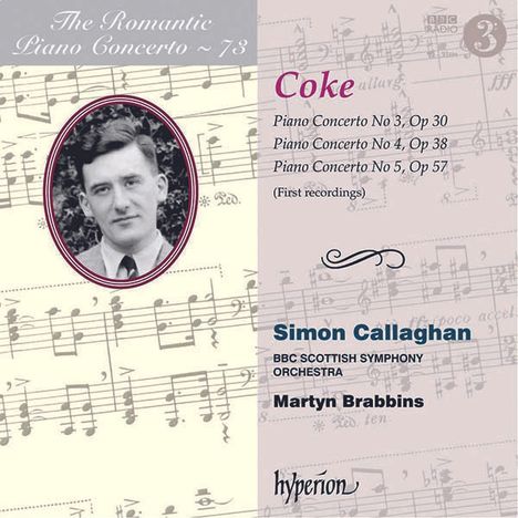 Roger Sacheverell Coke (1912-1972): Klavierkonzerte Nr.3-5 (op.30,38,57), CD
