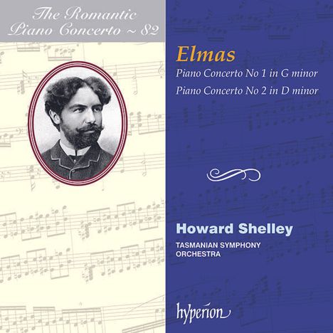 Stephan Elmas (1862-1937): Klavierkonzerte Nr.1 &amp; 2, CD