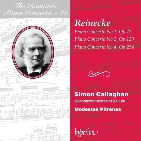 Carl Heinrich Reinecke (1824-1910): Klavierkonzerte Nr.1,2,4, CD