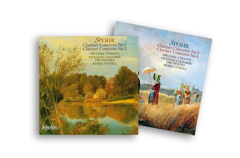 Louis Spohr (1784-1859): Klarinettenkonzerte Nr.1-4 (Exklusivset für jpc), 2 CDs