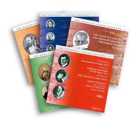 Alban Gerhardt - Romantische Cellokonzerte (Exklusivset für jpc), 5 CDs