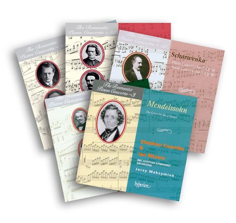 The Romantic Piano Concerto - Set 2 (Exklusivset für jpc), 5 CDs