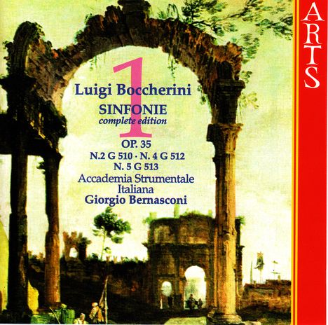 Luigi Boccherini (1743-1805): Symphonien G.510,512,513, CD
