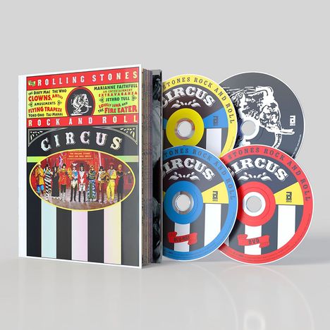 The Rolling Stones: The Rolling Stones Rock And Roll Circus (Limited Deluxe Edition), 2 CDs, 1 DVD und 1 Blu-ray Disc