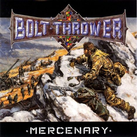 Bolt Thrower: Mercenary (Reissue) (Limited Edition) (Snow Slush White Marbled Vinyl), LP