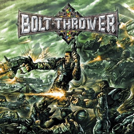 Bolt Thrower: Honour Valour Pride (Reissue) (Limited Edition) (Battery Olive Khaki Marbled Vinyl), 2 LPs