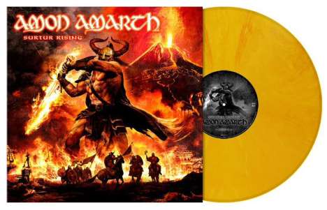 Amon Amarth: Surtur Rising (Sun Yellow Marbled Vinyl), LP