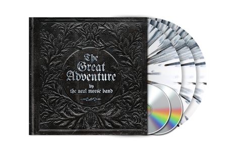 Neal Morse: The Great Adventure (Limited-Numbered-Edition) (White/Black Splatter Vinyl), 3 LPs und 2 CDs