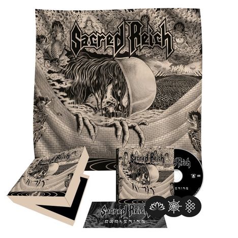 Sacred Reich: Awakening (Limited Boxset), 1 CD und 1 Merchandise