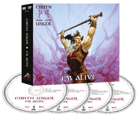 Cirith Ungol: I'm Alive, 2 CDs and 2 DVDs