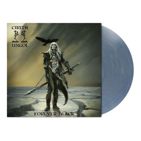 Cirith Ungol: Forever Black (Limited Edition) (Light Blue / Red Marbled Vinyl), LP