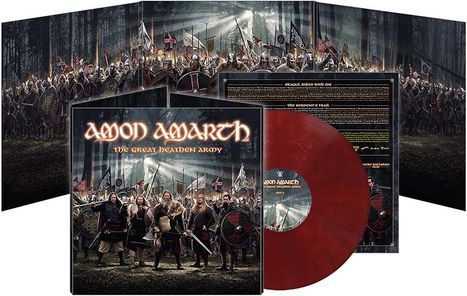 Amon Amarth: The Great Heathen Army (Blood Red Marbled Vinyl), LP