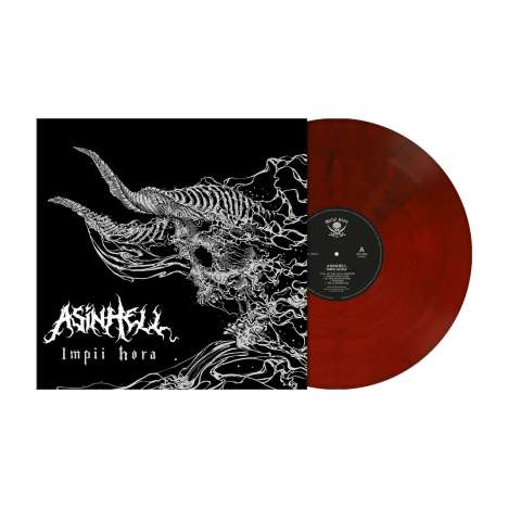 Asinhell: Impii Hora (Crimson Red Marbled Vinyl), LP