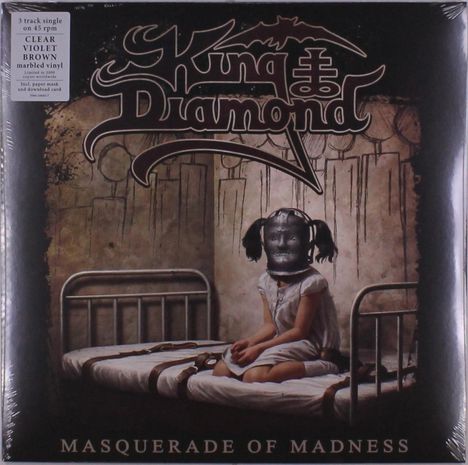 King Diamond: King Diamond (Limited Edition) (Clear Violet/Brown Marbled Vinyl) (45 RPM), LP