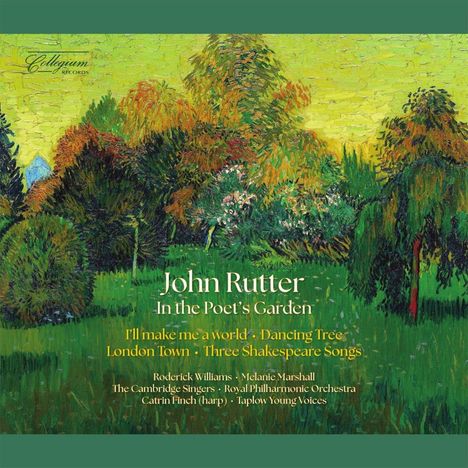 John Rutter (geb. 1945): In the Poet's Garden - Choral Settings, CD