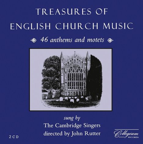 Cambridge Singers - Treasures of English Church Music, 2 CDs