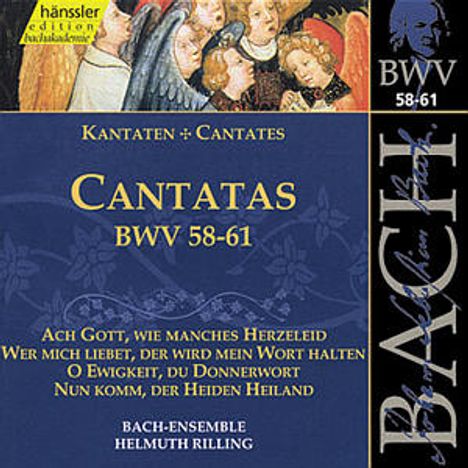 Johann Sebastian Bach (1685-1750): Die vollständige Bach-Edition Vol.19 (Kantaten BWV 58-61), CD