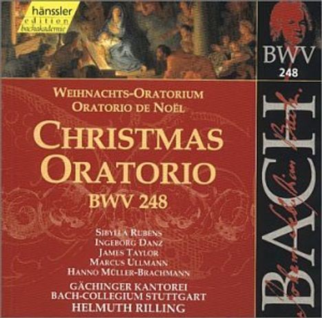 Johann Sebastian Bach (1685-1750): Christmas Oratorio (Bwv 248), CD