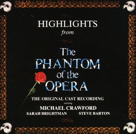 Musical: Highlights from The Phantom Of The Opera, CD
