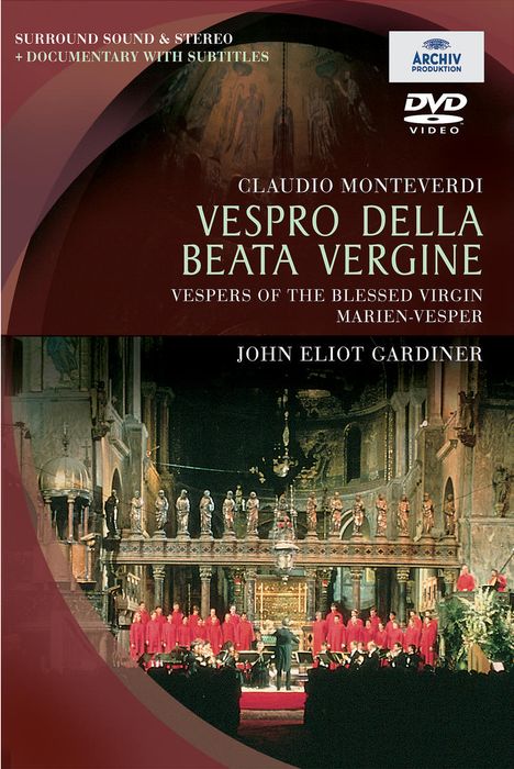 Claudio Monteverdi (1567-1643): Vespro della beata vergine, DVD