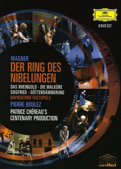 Richard Wagner (1813-1883): Der Ring des Nibelungen, 8 DVDs