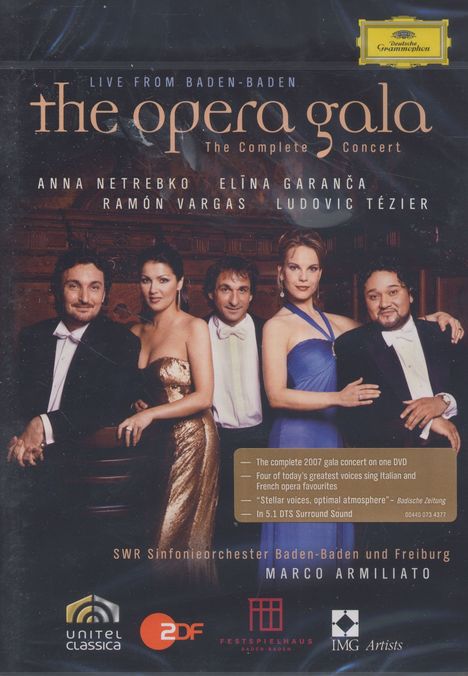 Die Operngala der Stars - Live aus Baden-Baden, DVD