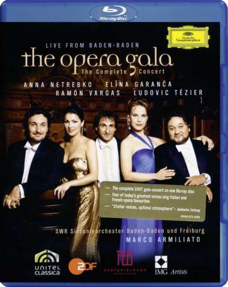 Die Operngala der Stars - Live aus Baden-Baden, Blu-ray Disc