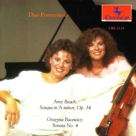Amy Beach (1867-1944): Violinsonate op.34, CD