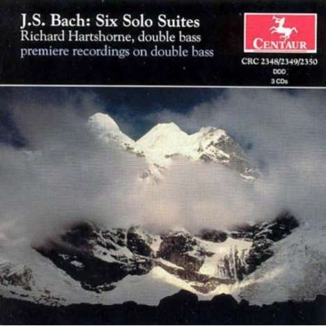 Johann Sebastian Bach (1685-1750): Cellosuiten BWV 1007-1012 arr.f.Kontrabaß, 3 CDs