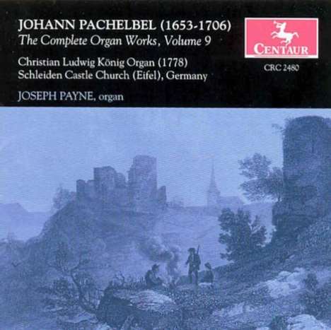 Johann Pachelbel (1653-1706): Sämtliche Orgelwerke Vol.9, CD