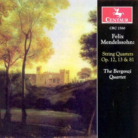 Felix Mendelssohn Bartholdy (1809-1847): Streichquartette Nr.1,2,7, CD