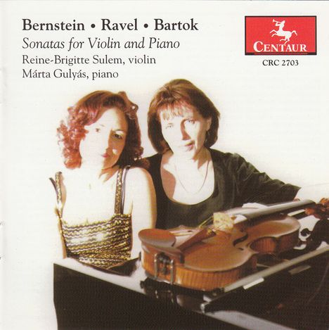 Bela Bartok (1881-1945): Sonate für Violine &amp; Klavier Nr.1, CD